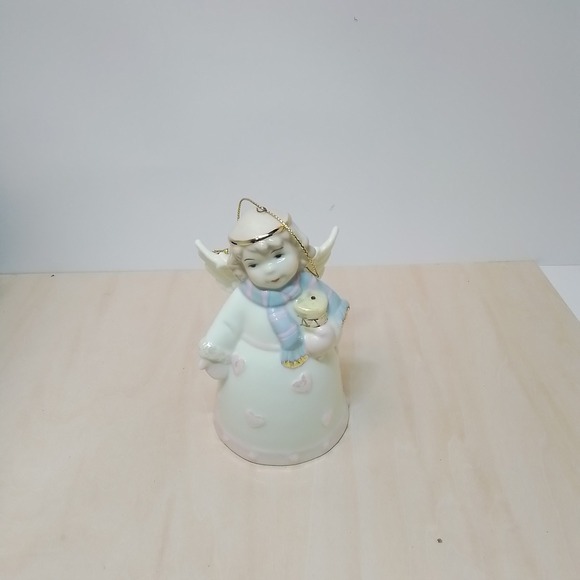 Other - A Special Place Angel Bell Ornament Ceramic Bird Scarf Christmas Holiday Decor
